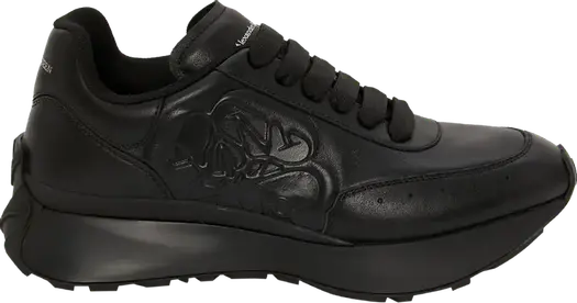 Кроссовки Alexander McQueen Sprint Runner Black, черный