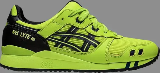 Кроссовки gel lyte 3 'lime zest' Asics, зеленый