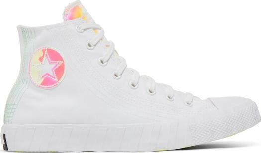 Кроссовки Converse UNT1TL3D High Hi-Vis Collection - White Iridescent, белый