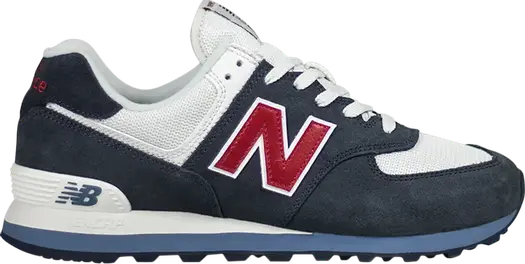 Кроссовки New Balance 574 Core Plus, темно-синий/красный