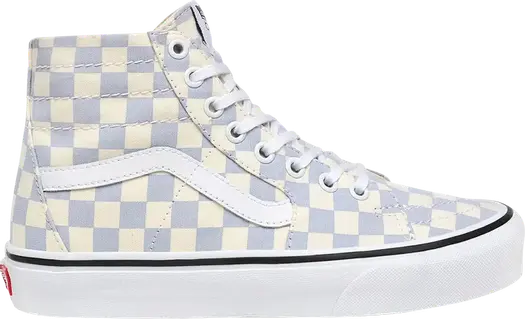 Кроссовки Vans Sk8-Hi Tapered Checkerboard - Zen Blue, синий