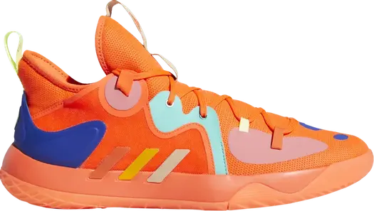 Кроссовки Adidas Harden Stepback 2 'Solar Red', оранжевый