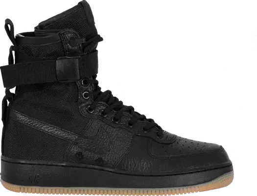 Кроссовки Nike SF Air Force 1 'Black Gum', черный