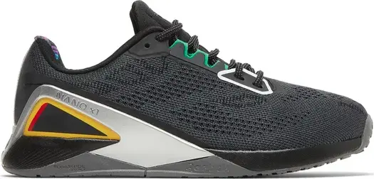 Кроссовки power rangers x nano x1 'coal' Reebok, черный