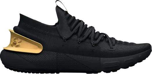 Кроссовки Under Armour HOVR Phantom 3 Metallic - Black Gold, черный
