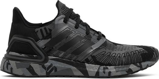 Кроссовки Adidas UltraBoost 20 'Geometric Pack - Core Black Grey', черный