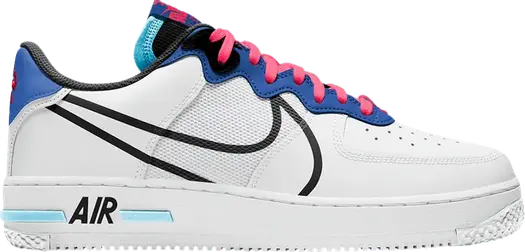 Кроссовки Nike Air Force 1 React 'Astronomy Blue', белый