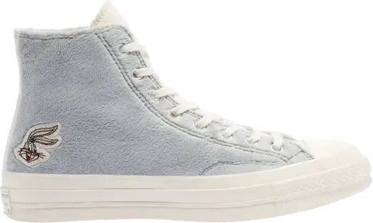 Кроссовки Converse Looney Tunes x Chuck 70 High 80th Anniversary - Faux Fur, серый
