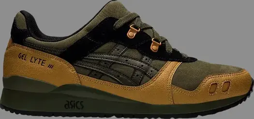 Кроссовки gel lyte 3 'olive tan presidio' Asics, зеленый