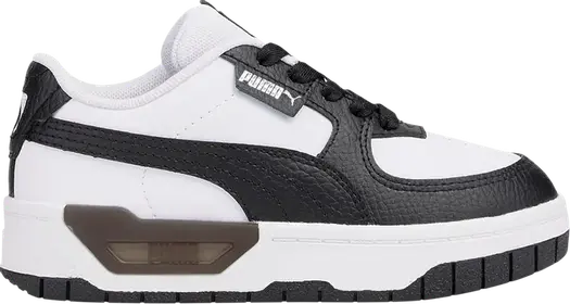 Кроссовки Puma Cali Dream Leather Little Kid White Black, белый