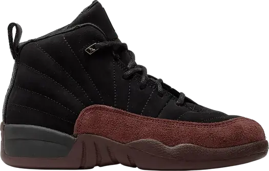 Кроссовки A Ma Maniére x Air Jordan 12 Retro SP PS Black, черный