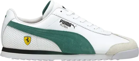 Кроссовки Puma Scuderia Ferrari x Roma White Green, белый