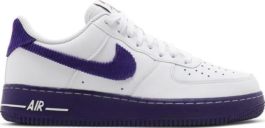 Кроссовки Nike Air Force 1 '07 LV8 EMB 'White Court Purple', белый