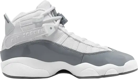 Кроссовки Jordan 6 Rings GS White Cool Grey, белый