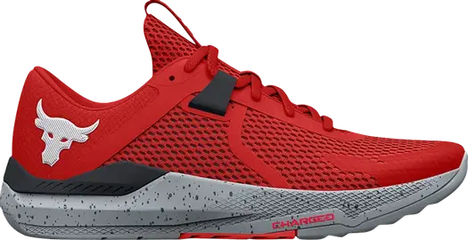 Кроссовки Under Armour Project Rock BSR 2 Radiant Red Steel, красный