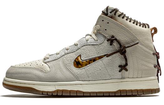 Кроссовки Nike Dunk High Bodega, светло-бежевый/коричневый