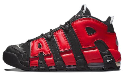 Кроссовки Nike Air More Uptempo 96, черный/красный