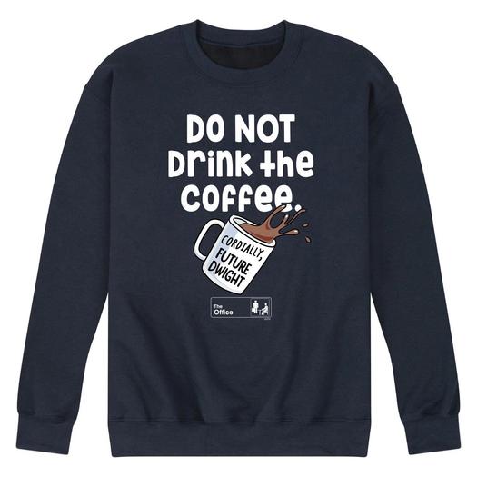Мужской свитшот The Office Not Drink Coffee Licensed Character