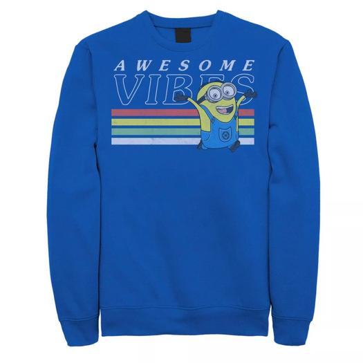 Мужской свитшот Despicable Me Minions Dave Awesome Vibes Licensed Character