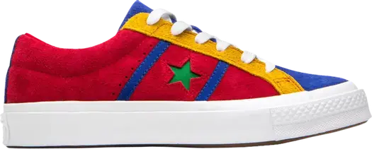 Кроссовки Converse One Star Academy Low Enamel Red Blue, красный