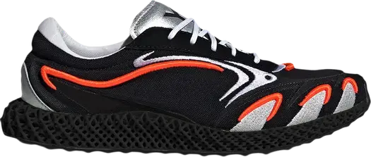 Кроссовки Adidas Y-3 Runner 4D 'Solar Orange', оранжевый