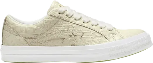 Кроссовки Converse Golf Le Fleur x One Star Low Gator Collection - Frozen Dew, загар
