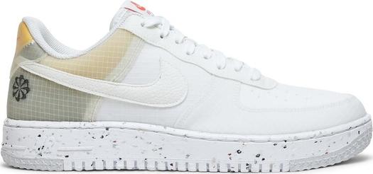 Кроссовки Nike Air Force 1 Crater 'Move To Zero - White Orange', белый
