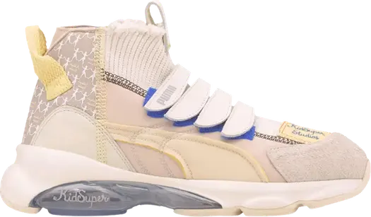 Кроссовки Puma KidSuper Studios x Cell Dome Sock White Silver Grey, белый