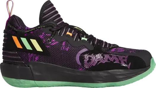 Кроссовки Adidas Dame 7 EXTPLY 'Halloween', черный