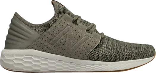 Кроссовки New Balance Fresh Foam Cruz v2 Knit 'Military Olive', зеленый