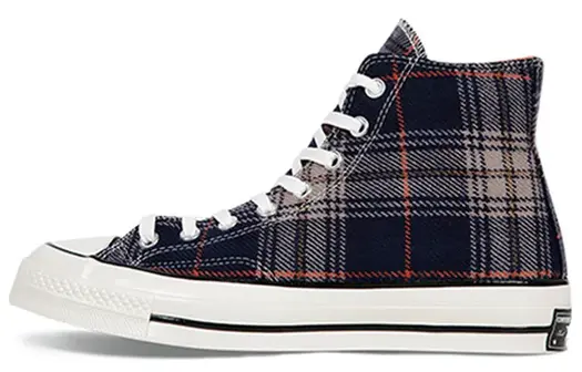 Кроссовки Converse Chuck Taylor All Star 70 Hi Plaid Pack Navy