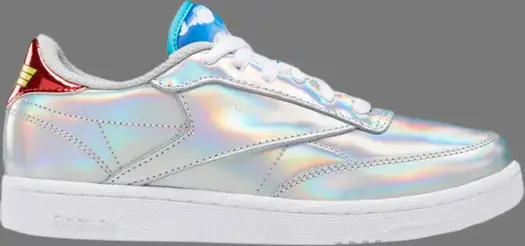 Кроссовки wonder woman 1984 x club c 85 big kid 'air flight' Reebok, серебряный