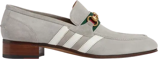 Кроссовки Adidas Adidas x Gucci Loafer 'Grey Suede', серый