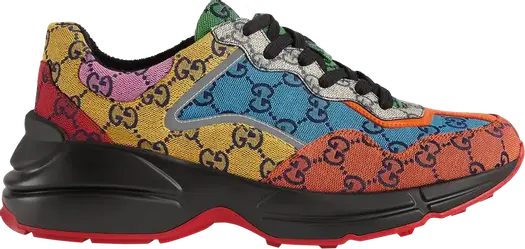 Кроссовки Gucci Rhyton GG Multi-Color, разноцветный