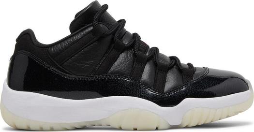 Кроссовки Air Jordan 11 Retro Low 72-10, черный