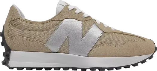 Кроссовки New Balance 327 'Incense Metallic Silver', коричневый