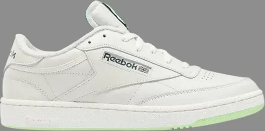 Кроссовки club c 85 'chalk neon mint' Reebok, белый