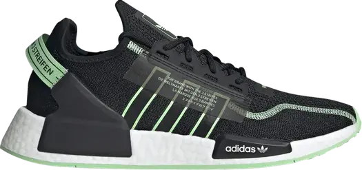 Кроссовки Adidas NMD_R1 V2 'Black Glory Mint', черный