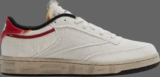 Кроссовки street fighter x club c 85 'ryu' Reebok, белый