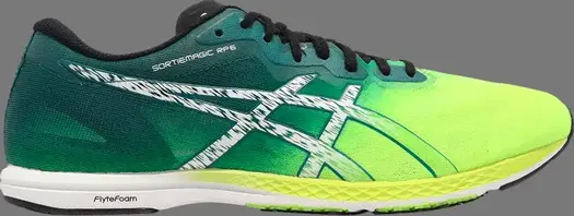Кроссовки sortiemagic rp 6 'safety yellow velvet pine' Asics, желтый