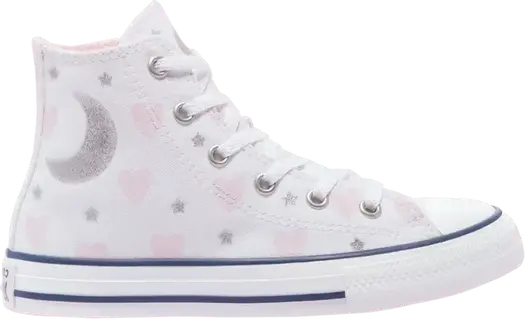 Кроссовки Converse Chuck Taylor All Star High GS My Wish, белый