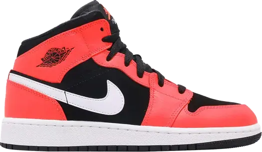 Кроссовки Air Jordan 1 Mid BG Infrared 23, красный