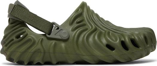 Кроссовки Salehe Bembury x Pollex Clog Cucumber, зеленый
