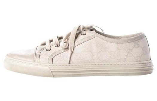 Кроссовки Gucci Skateboard Low-Top Белые