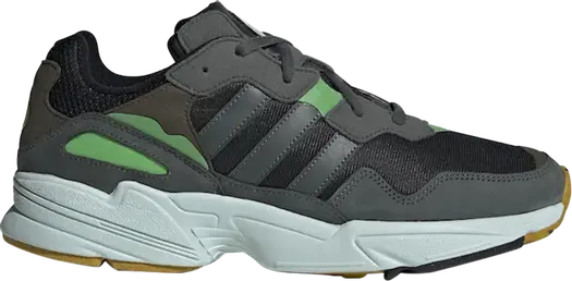 Кроссовки Adidas Yung-96 'Olive Gum', зеленый