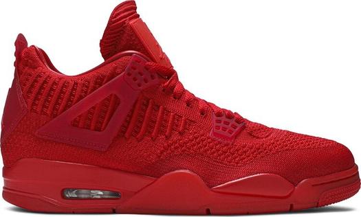 Кроссовки Air Jordan 4 Flyknit University Red, красный
