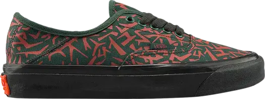 Кроссовки Vans Taka Hayashi x Style 43 LX Geo Camo - Jungle Green, зеленый