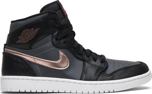 Кроссовки Air Jordan 1 Retro High Bronze Medal, черный