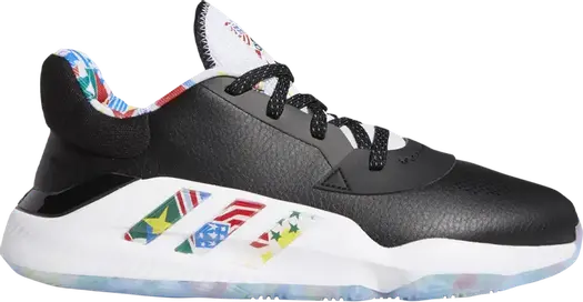 Кроссовки Adidas Pro Bounce 2019 Low FIBA 'Ball Around The World', черный