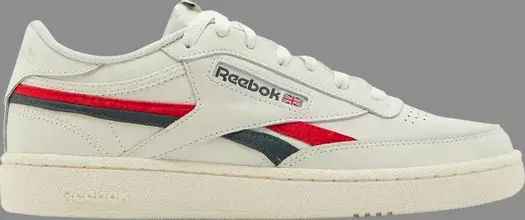 Кроссовки club c revenge 'chalk vector red' Reebok, белый
